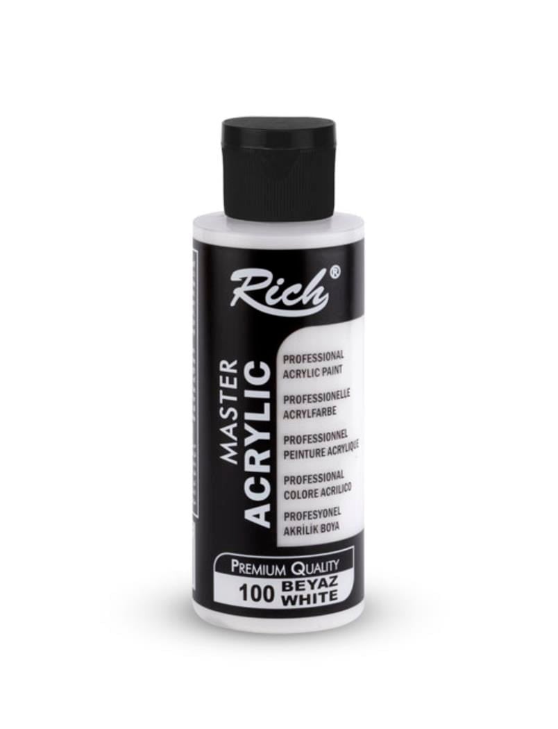 MASTER AKRİLİK 120 ML BEYAZ Stok Kodu: AKR-120-100
