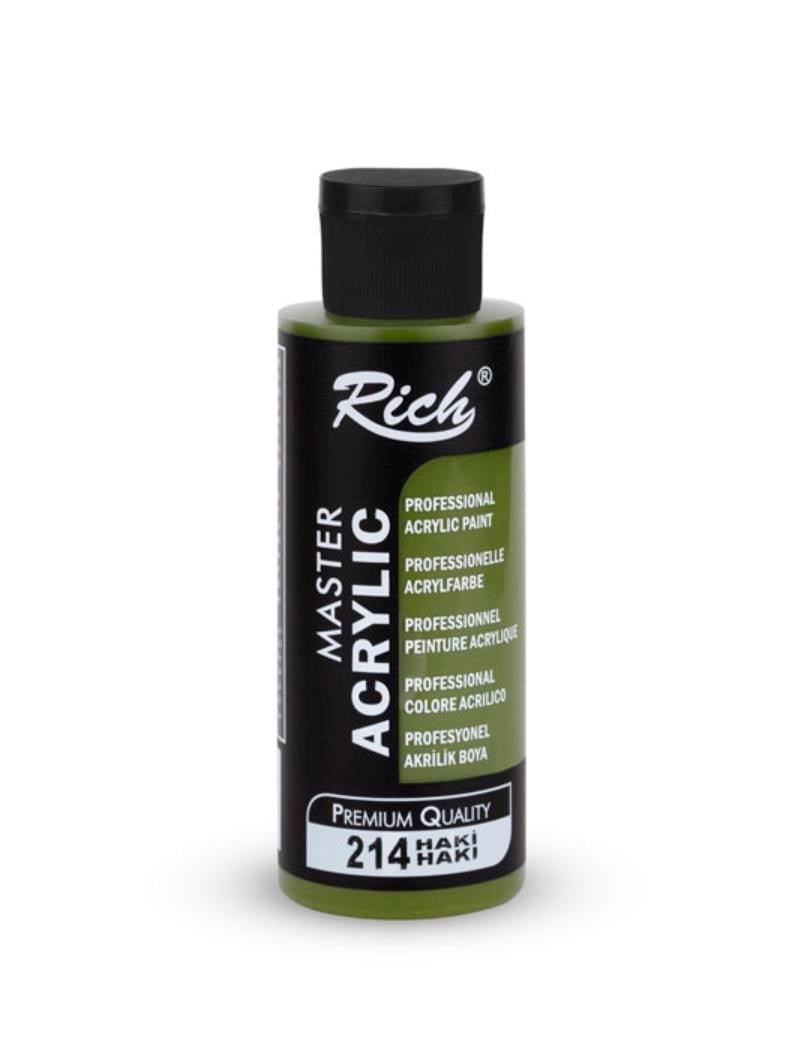 MASTER AKRİLİK 120 ML HAKİ Stok Kodu: AKR-120-214