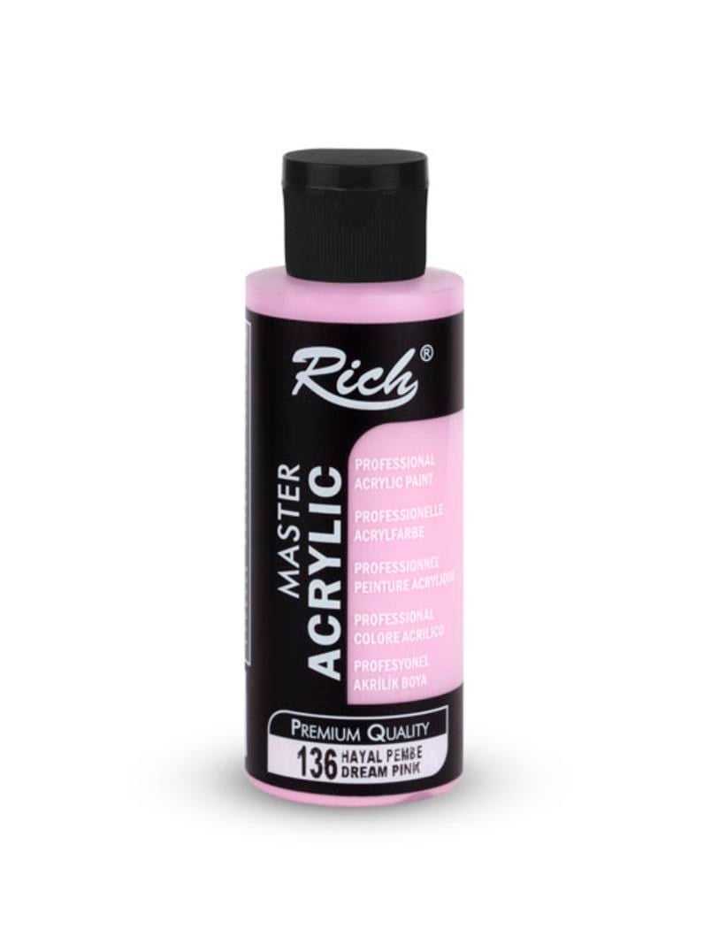 MASTER AKRİLİK 120 ML HAYAL PEMBE Stok Kodu: AKR-120-136