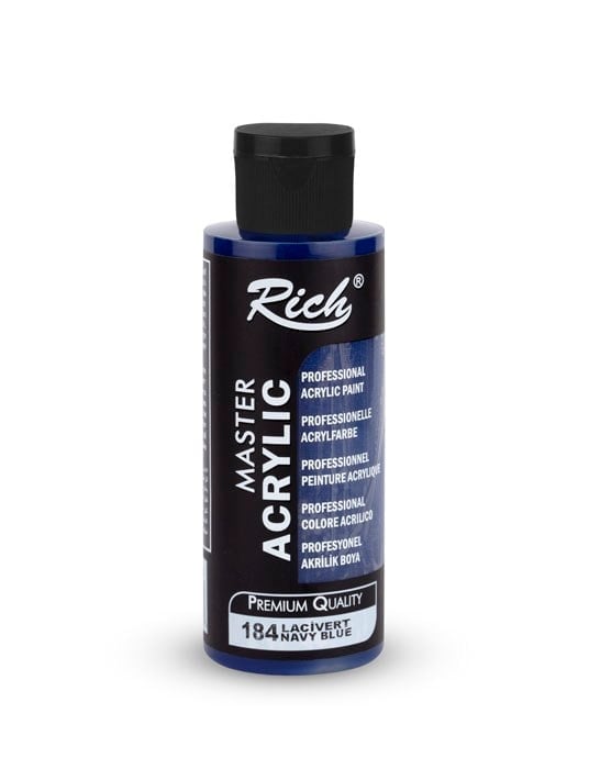 MASTER AKRİLİK 120 ML LACİVERT Stok Kodu: AKR-120-184