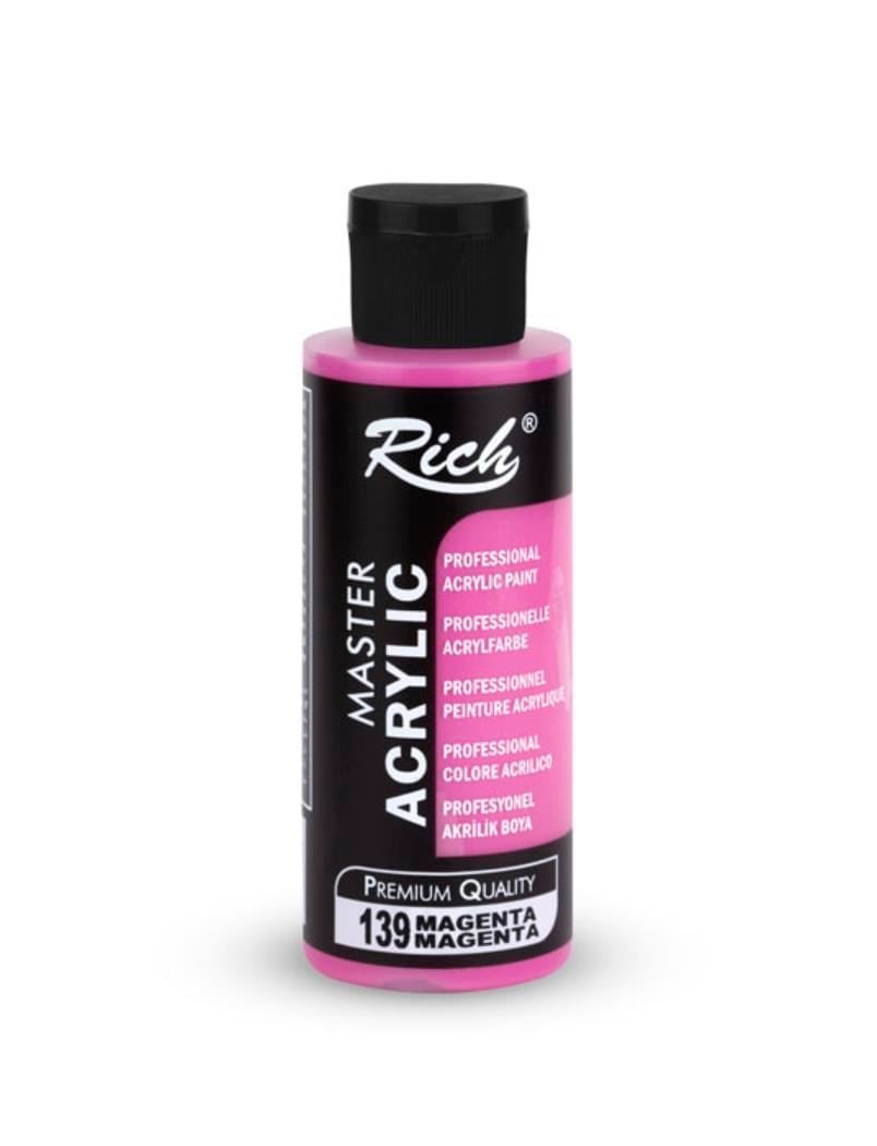MASTER AKRİLİK 120 ML MAGENTA Stok Kodu: AKR-120-139