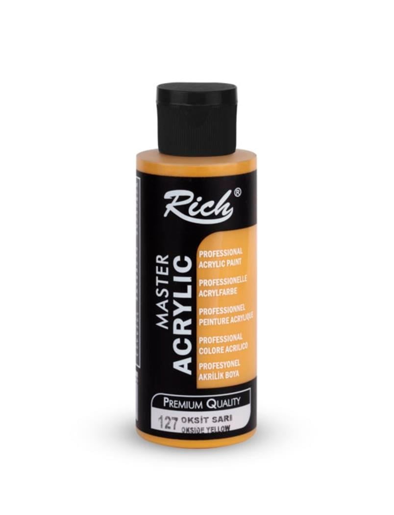 MASTER AKRİLİK 120 ML OKSİT SARI Stok Kodu: AKR-120-127