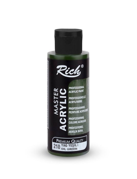 MASTER AKRİLİK 120 ML YAĞ YEŞİLİ Stok Kodu: AKR-120-210