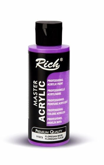 MASTER AKRİLİK FLORESAN 120 ML MOR Stok Kodu: AKR-120-11373