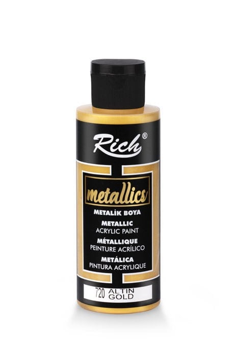 METALİK BOYA 120 ML ALTIN Stok Kodu: MET-120-03956