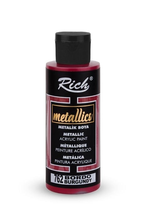 METALİK BOYA 120 ML BORDO Stok Kodu: MET-120-03980