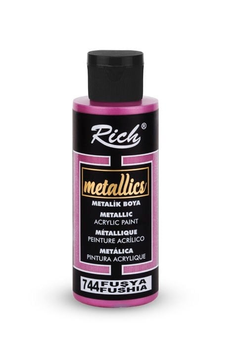 METALİK BOYA 120 ML FUŞYA Stok Kodu: MET-120-03968