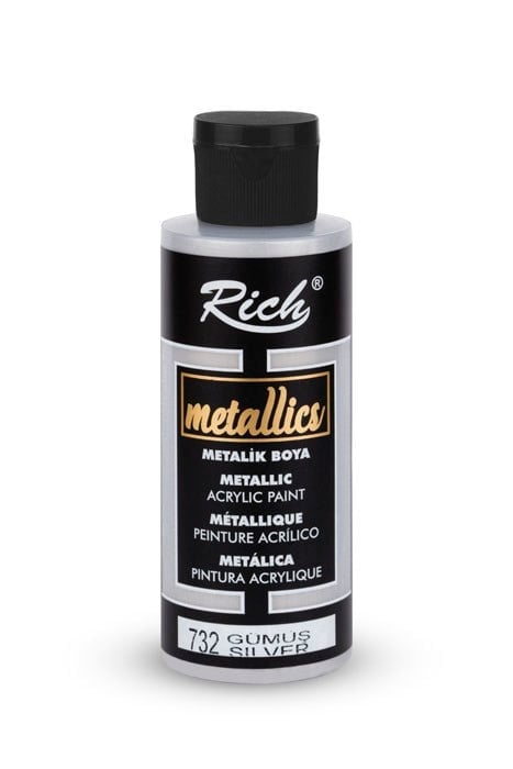 METALİK BOYA 120 ML GÜMÜŞ Stok Kodu: MET-120-03962