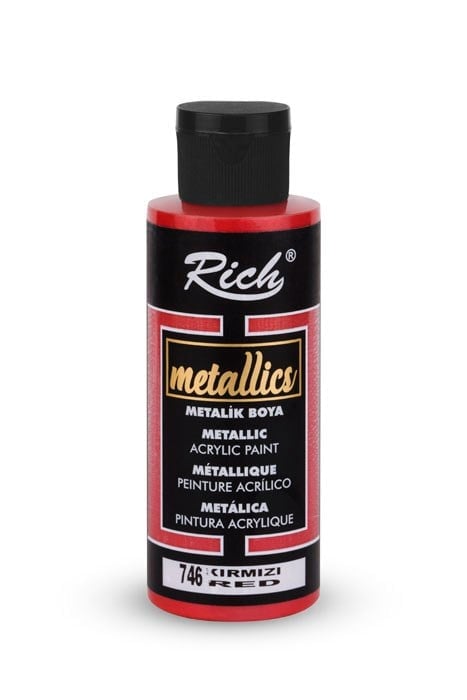 METALİK BOYA 120 ML KIRMIZI Stok Kodu: MET-120-03969