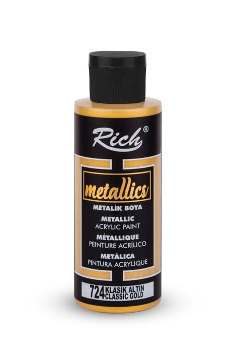 METALİK BOYA 120 ML KLASİK ALTIN Stok Kodu: MET-120-03957