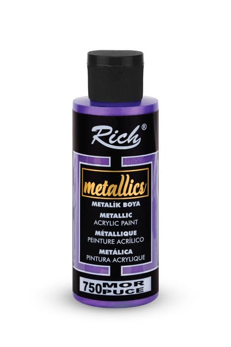 METALİK BOYA 120 ML MOR Stok Kodu: MET-120-03971