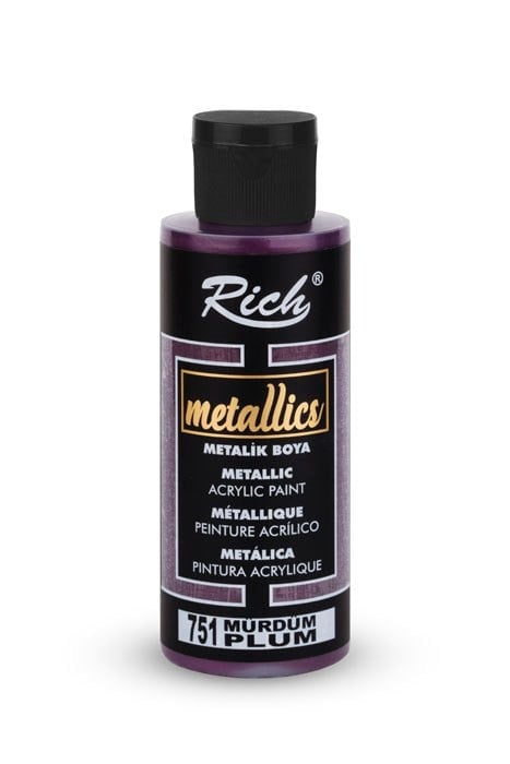 METALİK BOYA 120 ML MÜRDÜM Stok Kodu: MET-120-03972