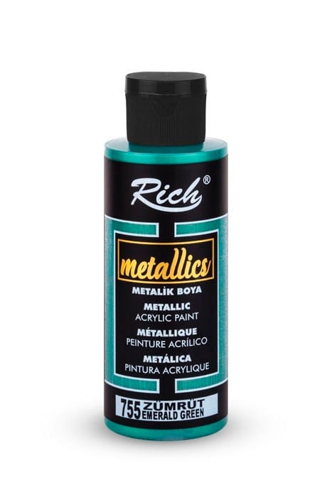 METALİK BOYA 120 ML ZÜMRÜT Stok Kodu: MET-120-03975