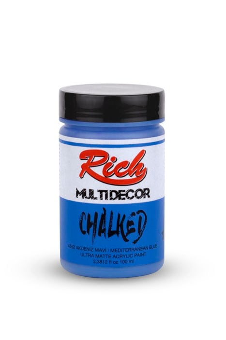 MULTİ DECOR CHALKED 100 ML AKDENİZ MAVİ Stok Kodu: MDC-100-03627