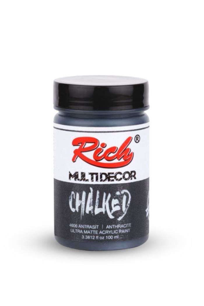 MULTI DECOR CHALKED 100 ML ANTRASİT Stok Kodu: MDC-100-06537
