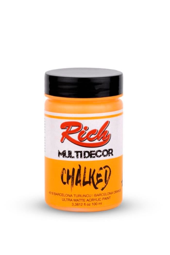 MULTİ DECOR CHALKED 100 ML BARCELONA TURUNCU Stok Kodu: MDC-100-03610