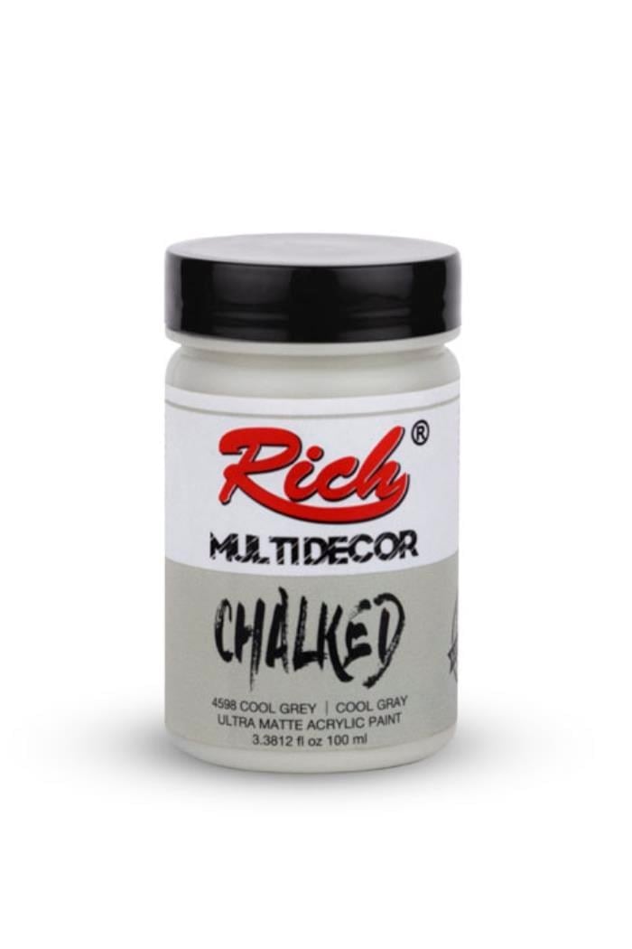 MULTI DECOR CHALKED 100 ML COOL GRİ Stok Kodu: MDC-100-06533