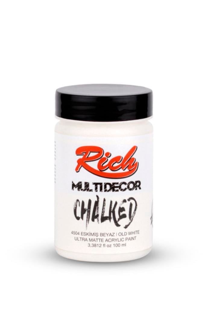 MULTİ DECOR CHALKED 100 ML ESKİMİŞ BEYAZ Stok Kodu: MDC-100-03603