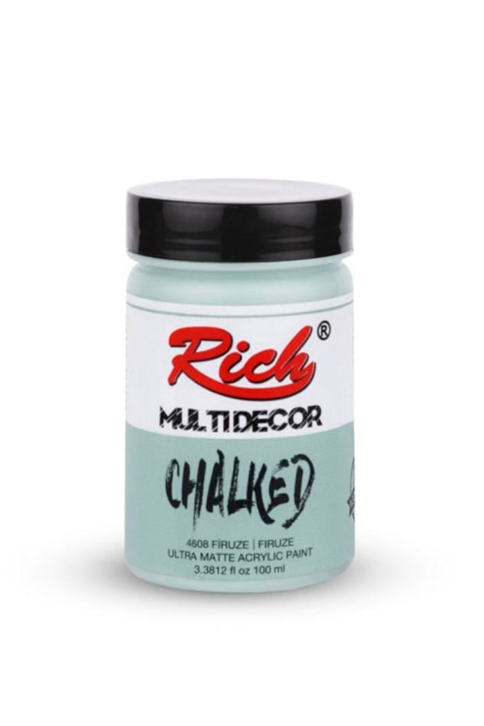 MULTI DECOR CHALKED 100 ML FİRUZE Stok Kodu: MDC-100-06538