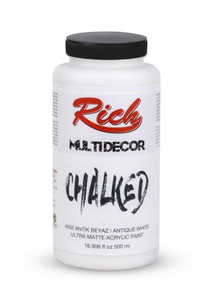 MULTİ DECOR CHALKED 500 ML ANTİK BEYAZ Stok Kodu: MDC-500-03698