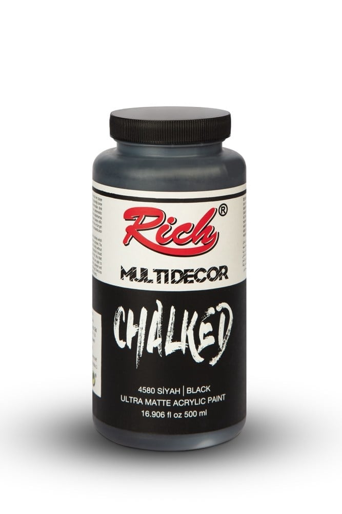MULTİ DECOR CHALKED 500 ML SİYAH Stok Kodu: MDC-500-03707