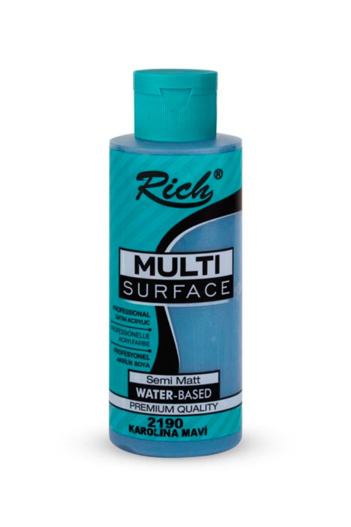 MULTİ SURFACE 120 ML KAROLİNA MAVİ Stok Kodu: MLS-120-2190