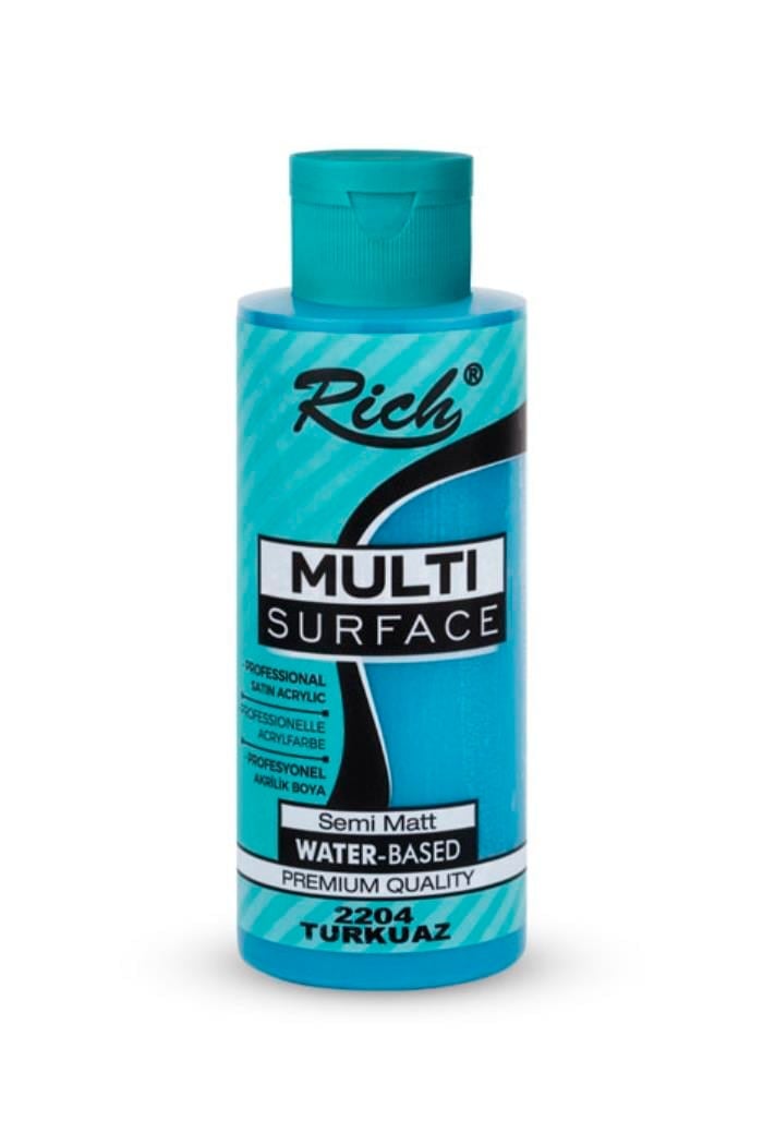 MULTİ SURFACE 120 ML TURKUAZ Stok Kodu: MLS-120-2204