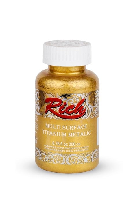 MULTI TITANIUM METALİK 200 ML ALTIN Stok Kodu: TTM-200-01412