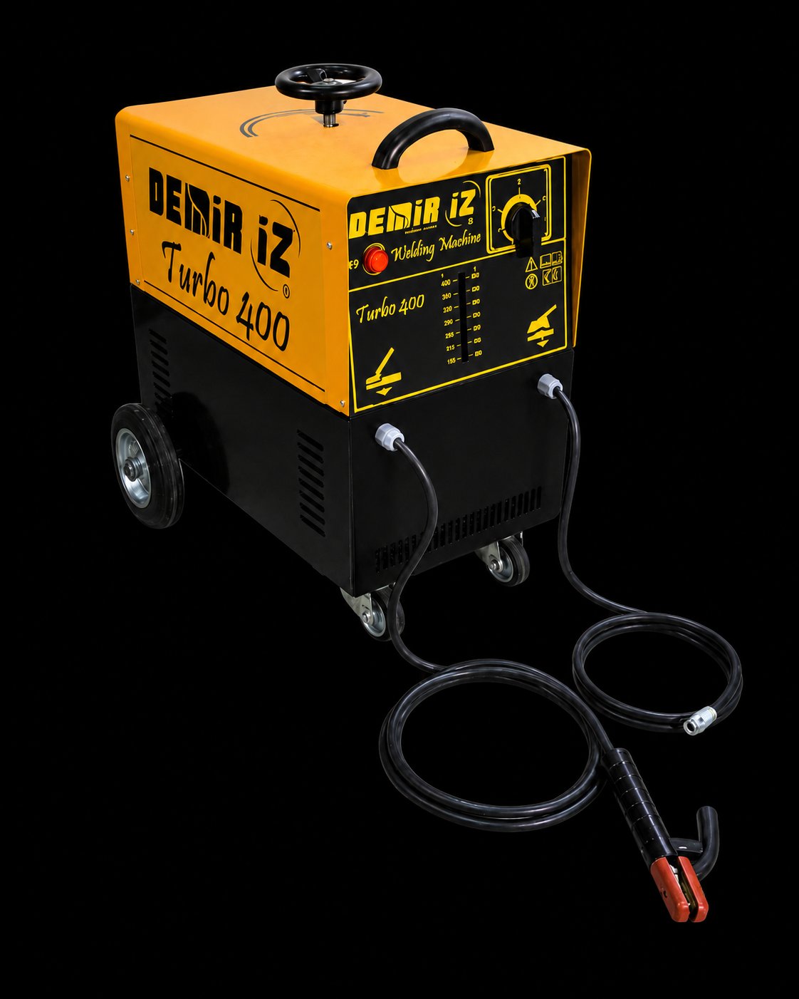 Demir-İz T.400B - Çubuk (Elektrot) Kaynak Makinesi (400 AMP, Bakır Sargılı, Ac, Tekerli)