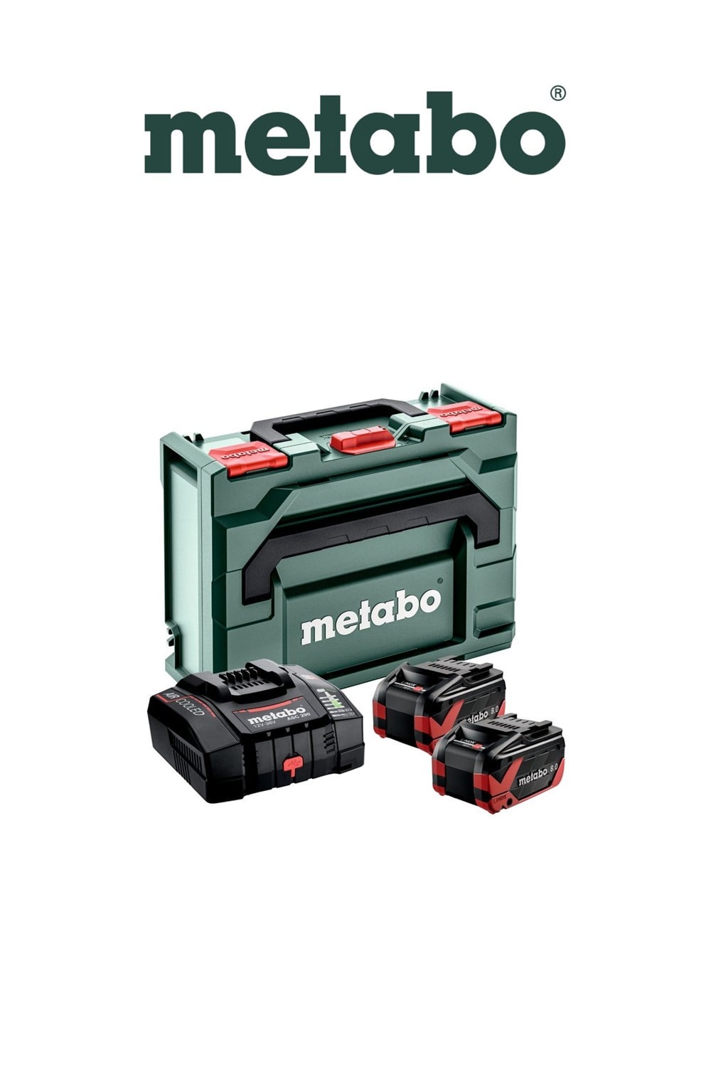 Metabo BASIC SET 2xLiHDX 8.0 Ah + ASC 290 + METABOX