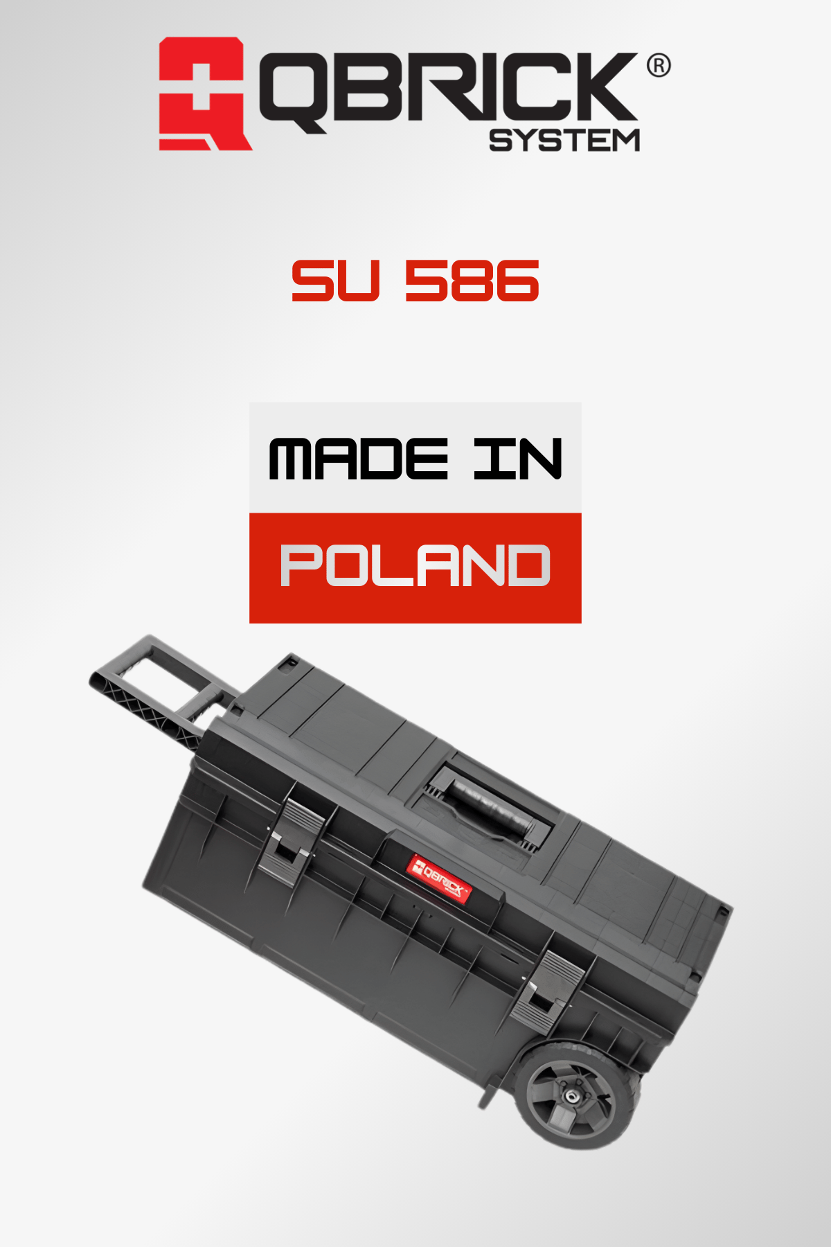 Qbrick System Longer Basic Tekerlekli Takım Arabası