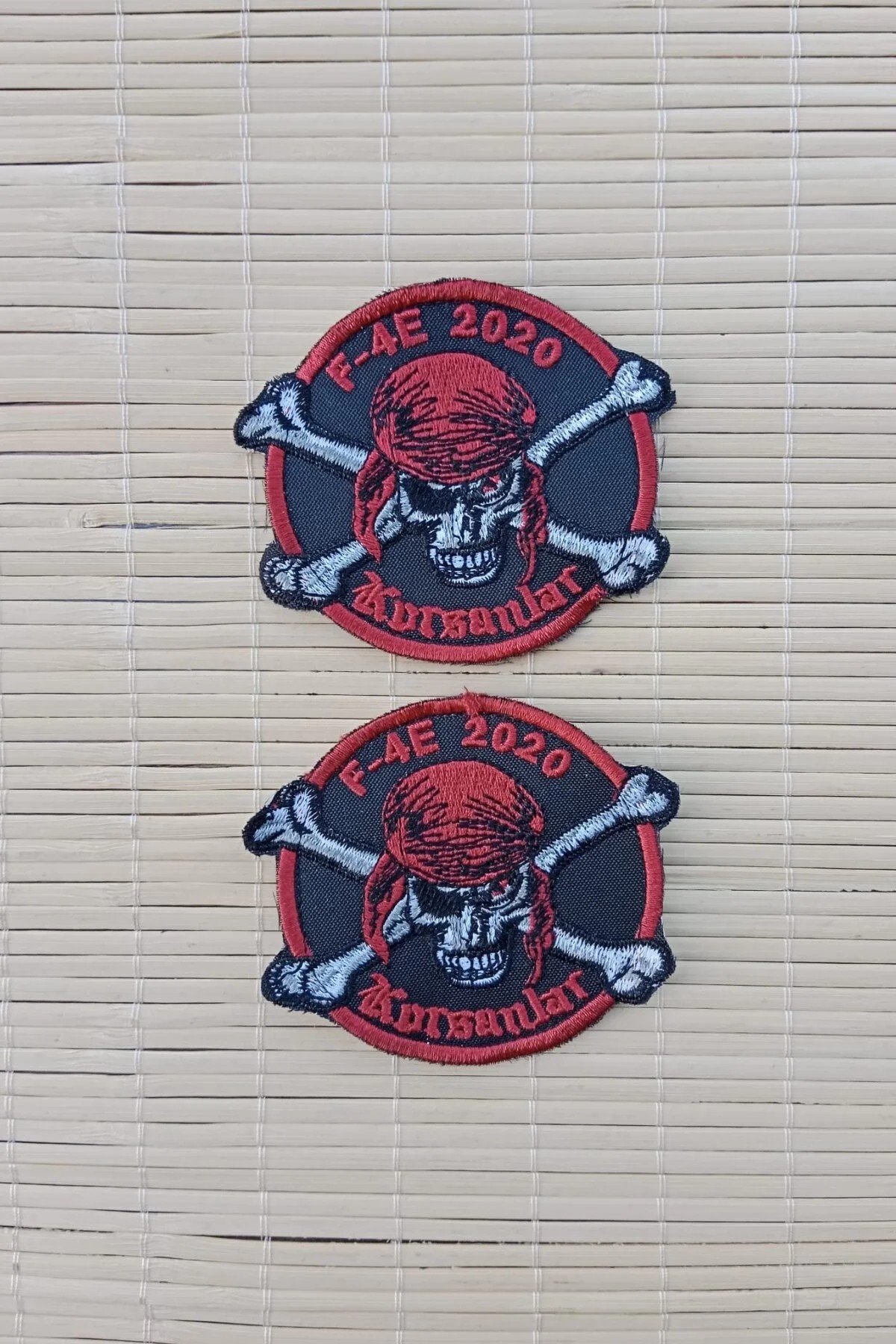 F 4e 2020 Korsanlar Yazili Korsan Logolu Nakis İslemeli Arma Pec Patch