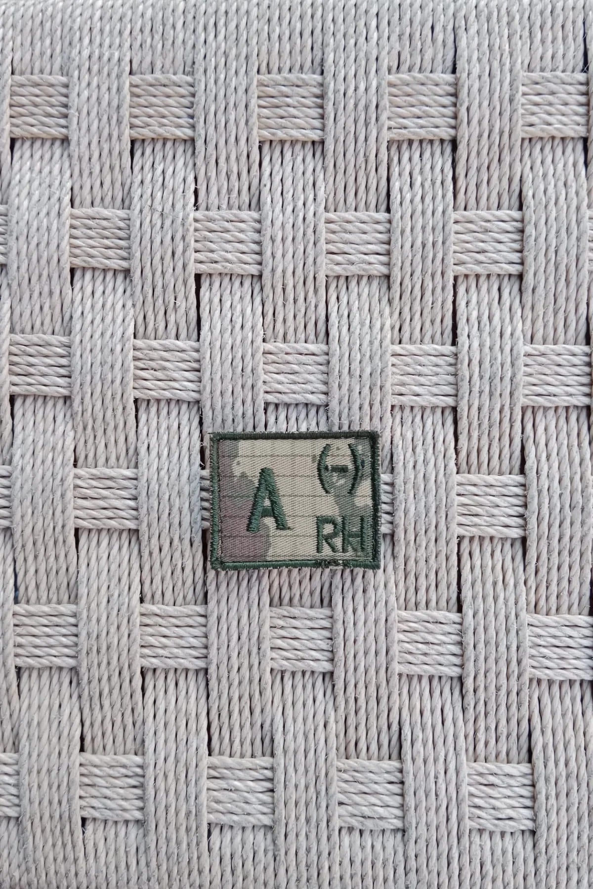 Kara Kuvvetleri Kamuflaj Renkli Nakis İslemeli A Rh - Mini Kan Gruplu Arma Patch Pec