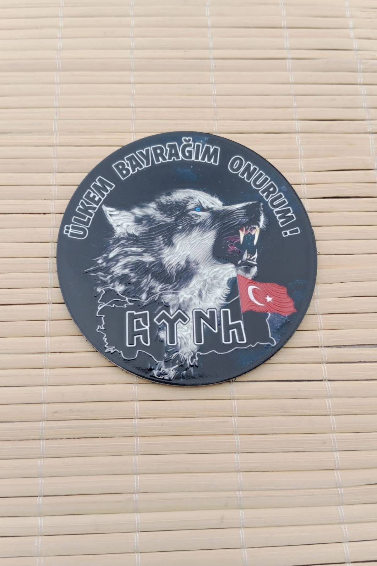 Ulkem Bayragim Onurum 3D TPU Termoplastik Yeni Gogus Arma Patch Pec