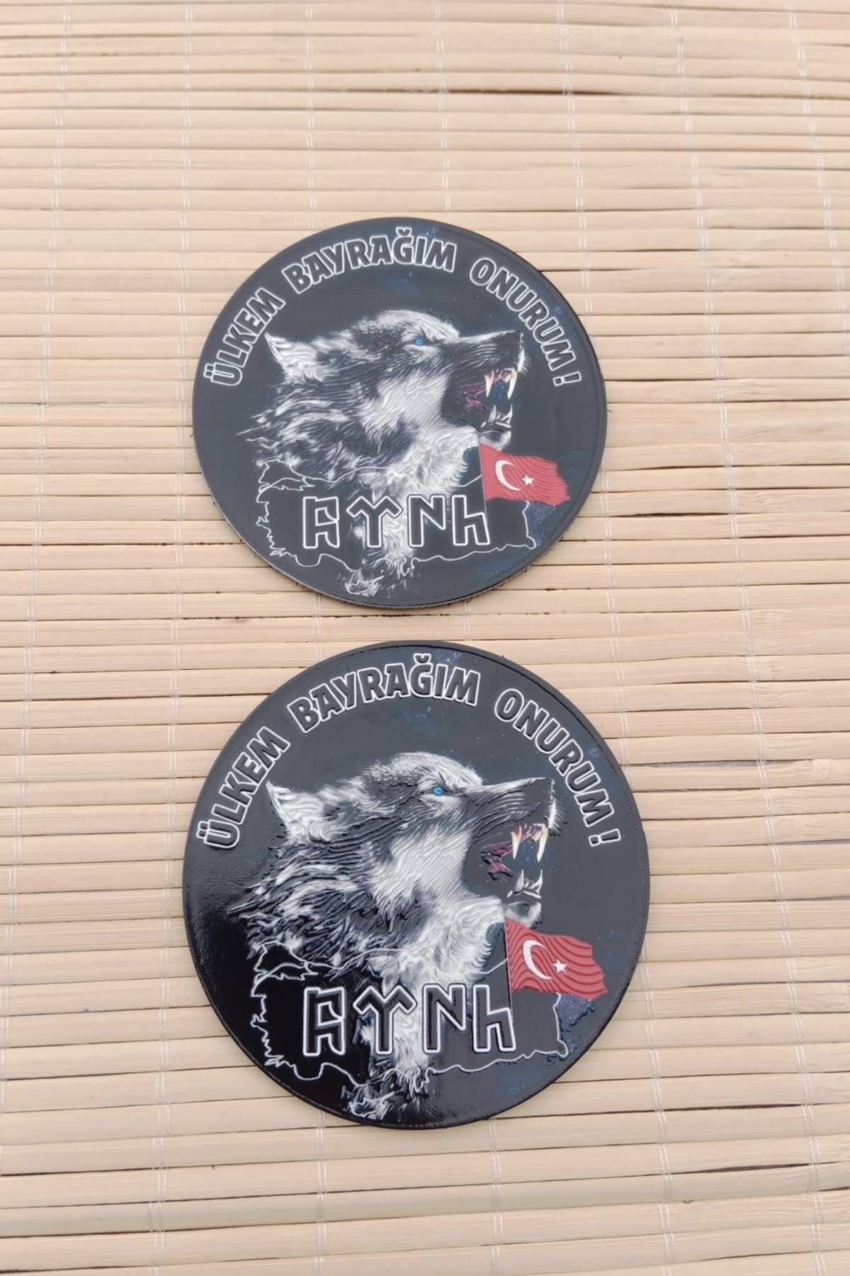 Ulkem Bayragim Onurum 3D TPU Termoplastik Yeni Gogus Arma Pec Patch 