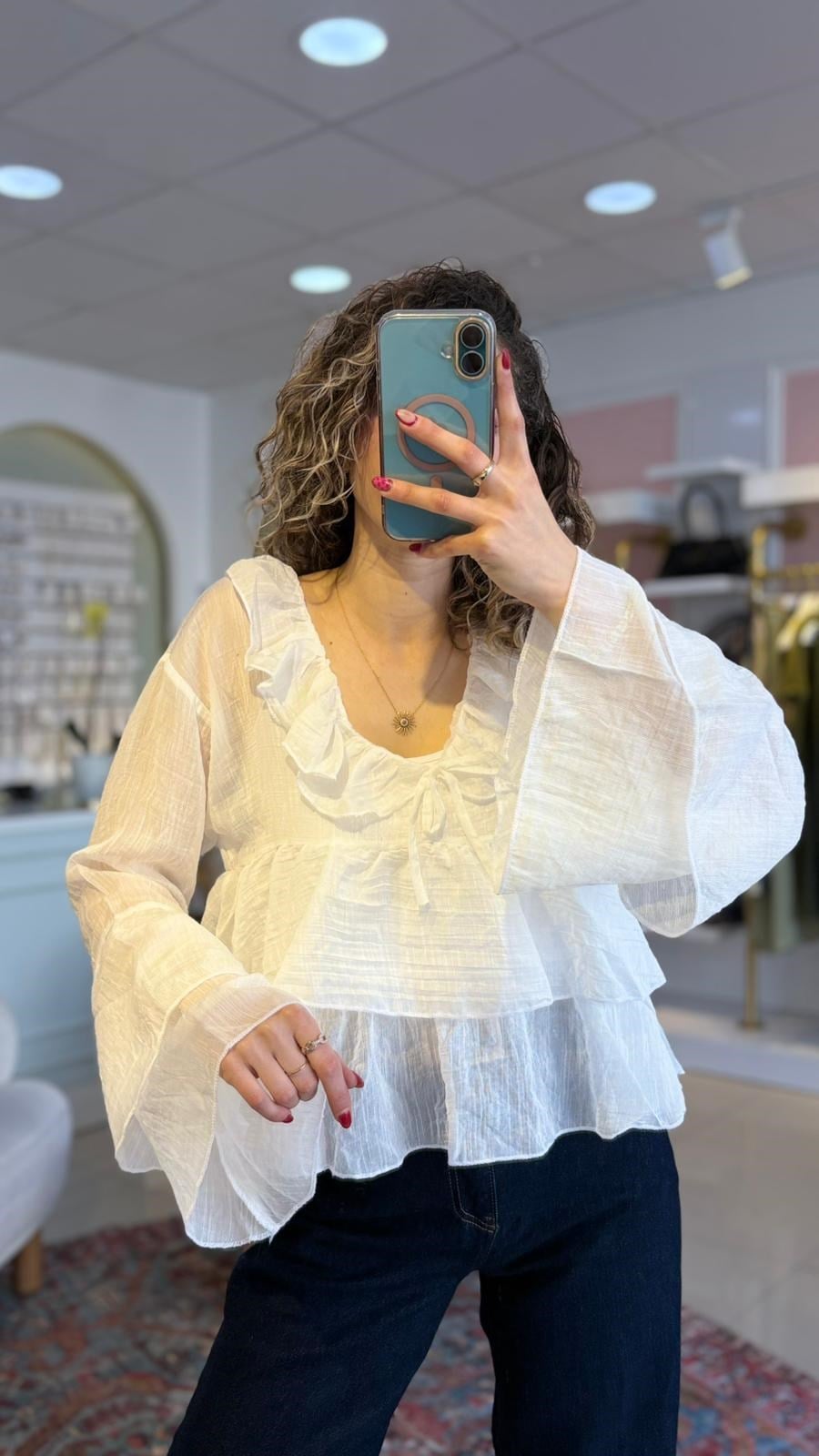 Bella Fırfır Bluz