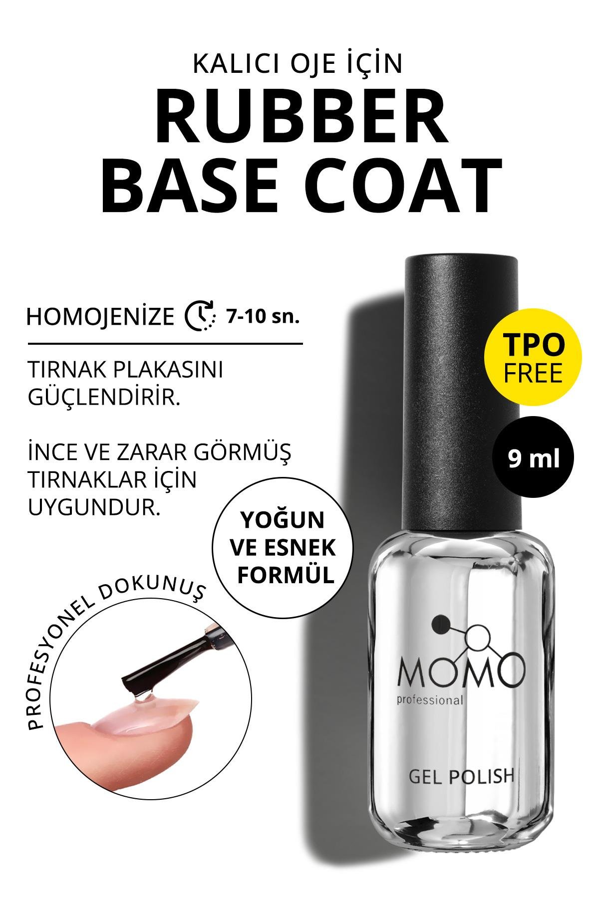 MOMO Professional Rubber Base Coat 9 ml