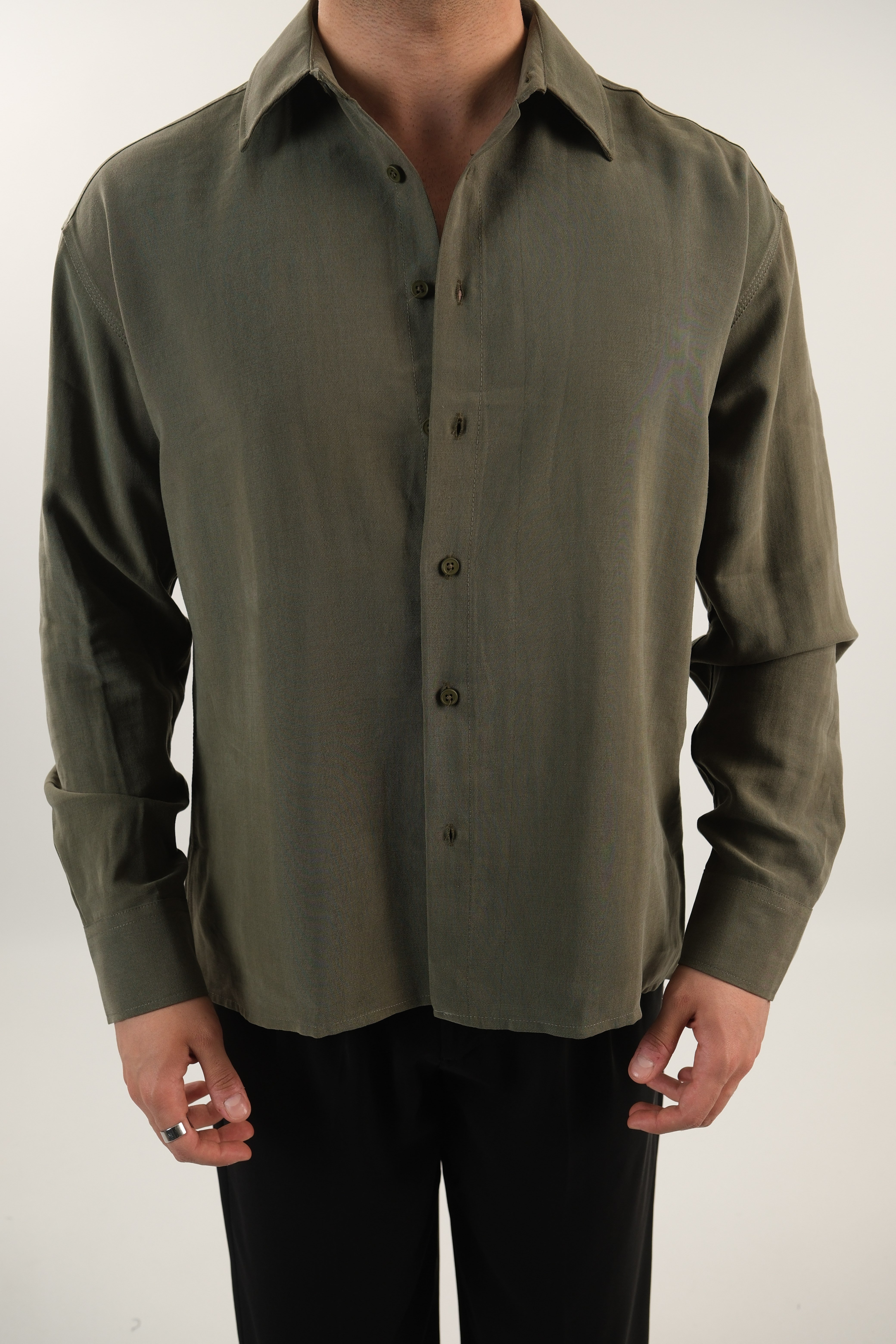 Modal Kumaş Oversize Gömlek