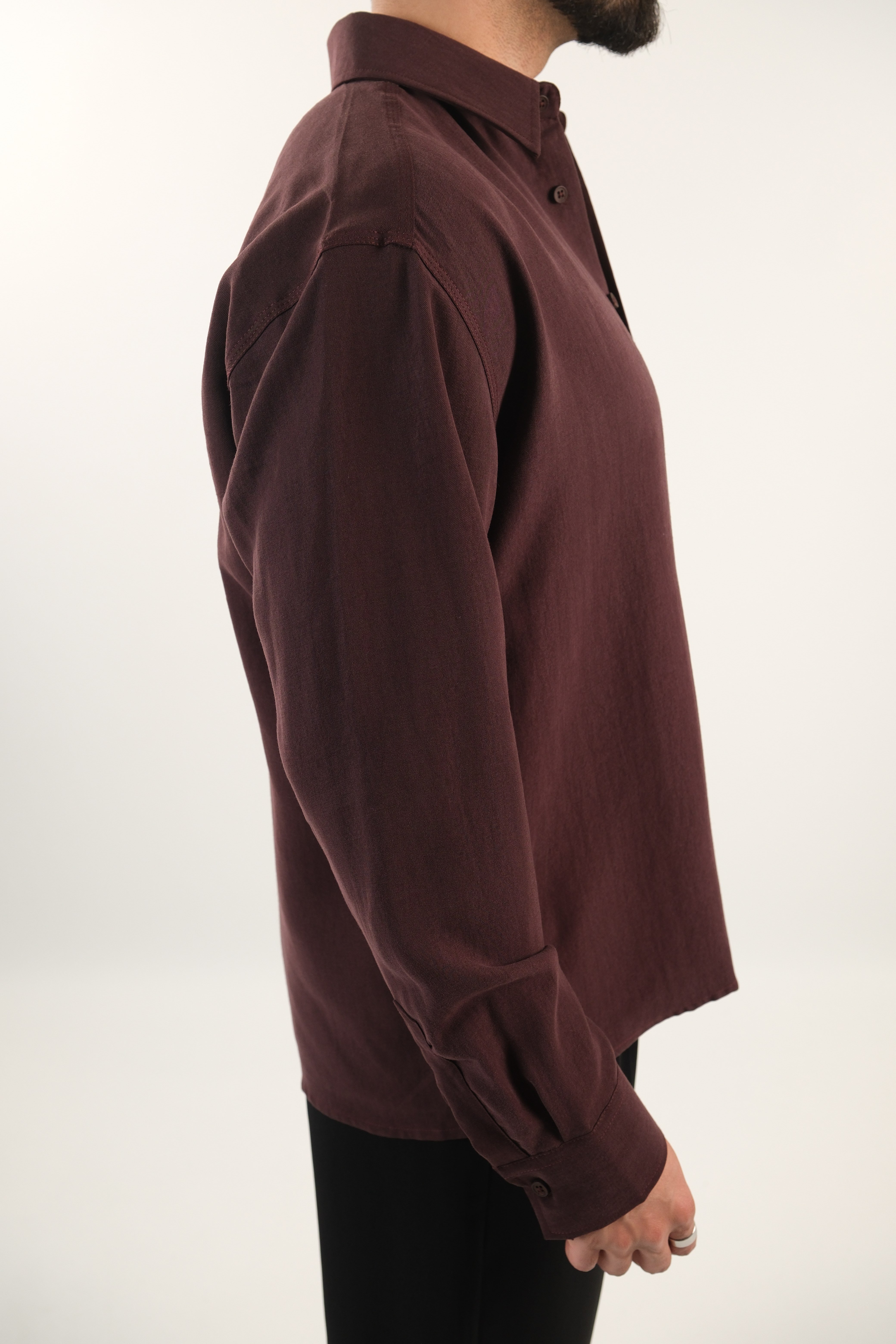Modal Kumaş Oversize Gömlek