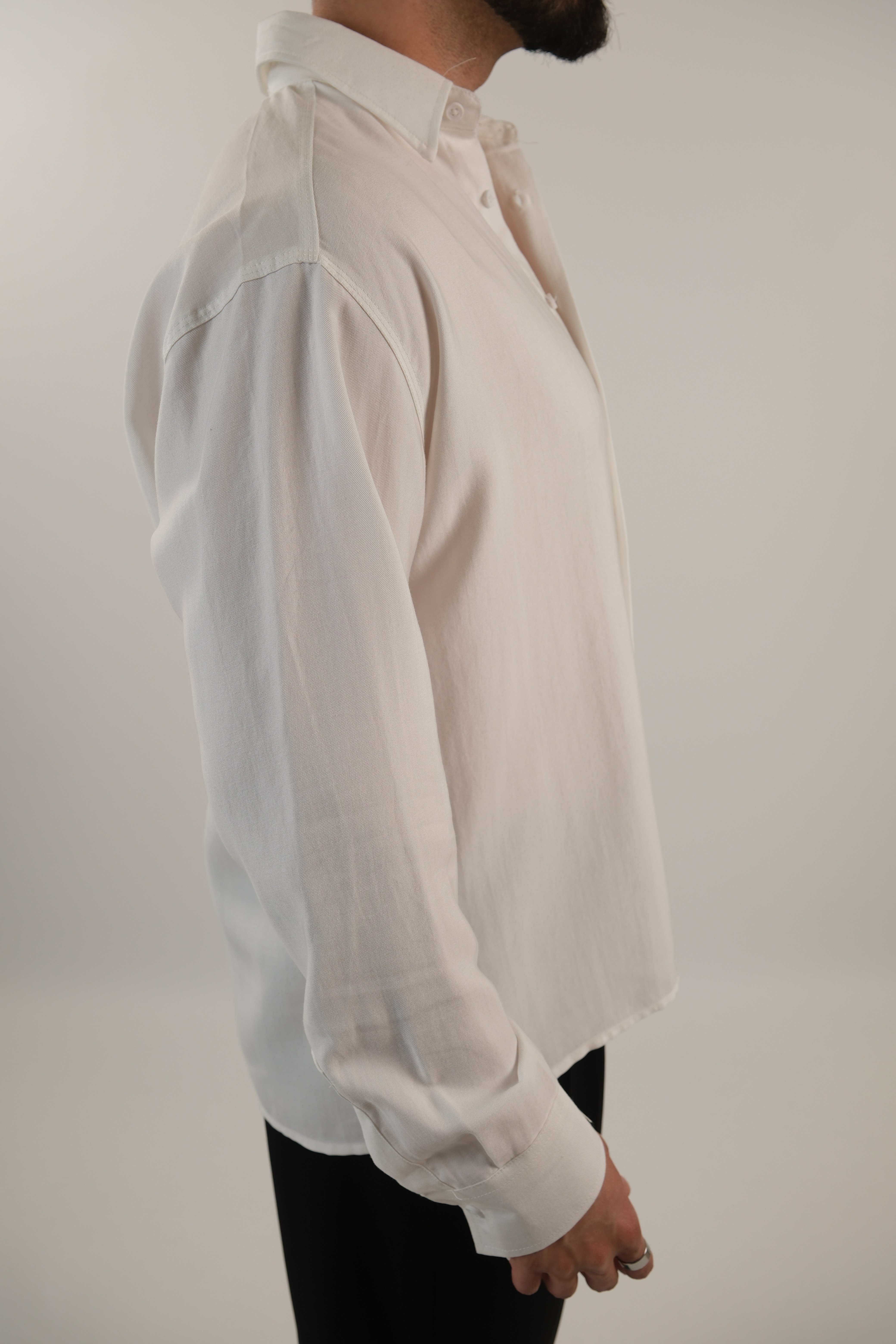Modal Kumaş Oversize Gömlek