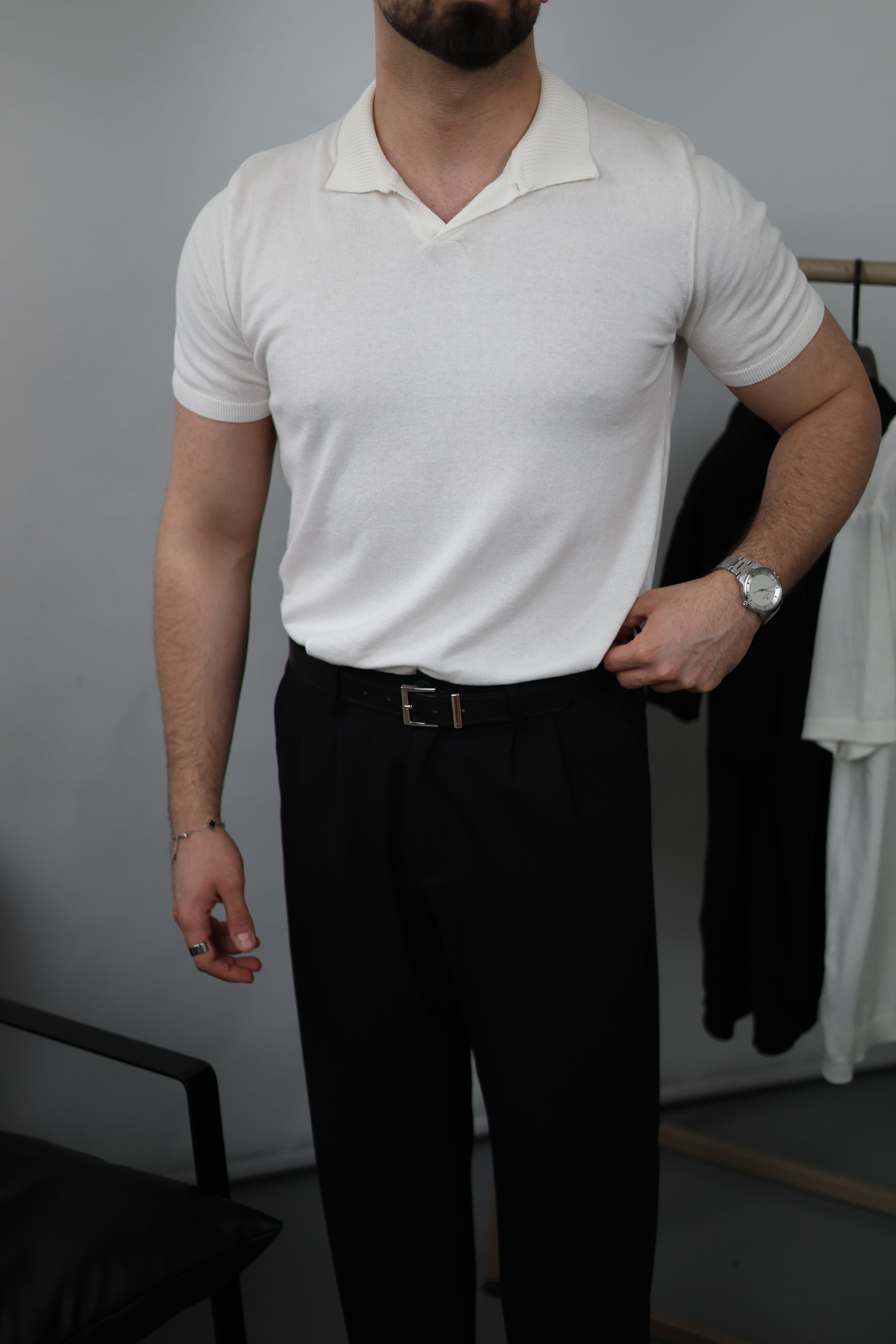 Polo Yaka Basic Triko Tişört
