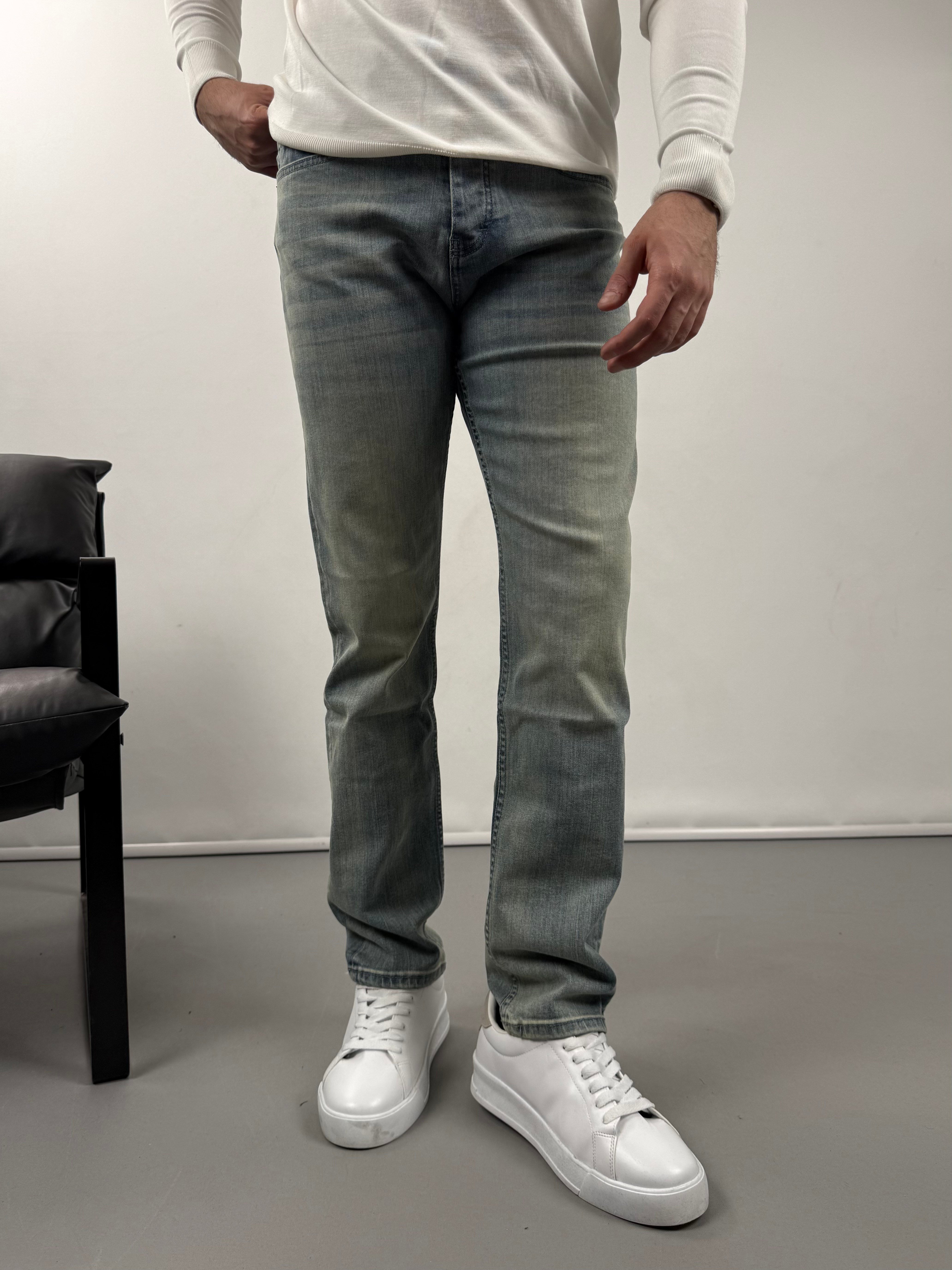 TAŞLAMALI REGULAR FİT JEAN