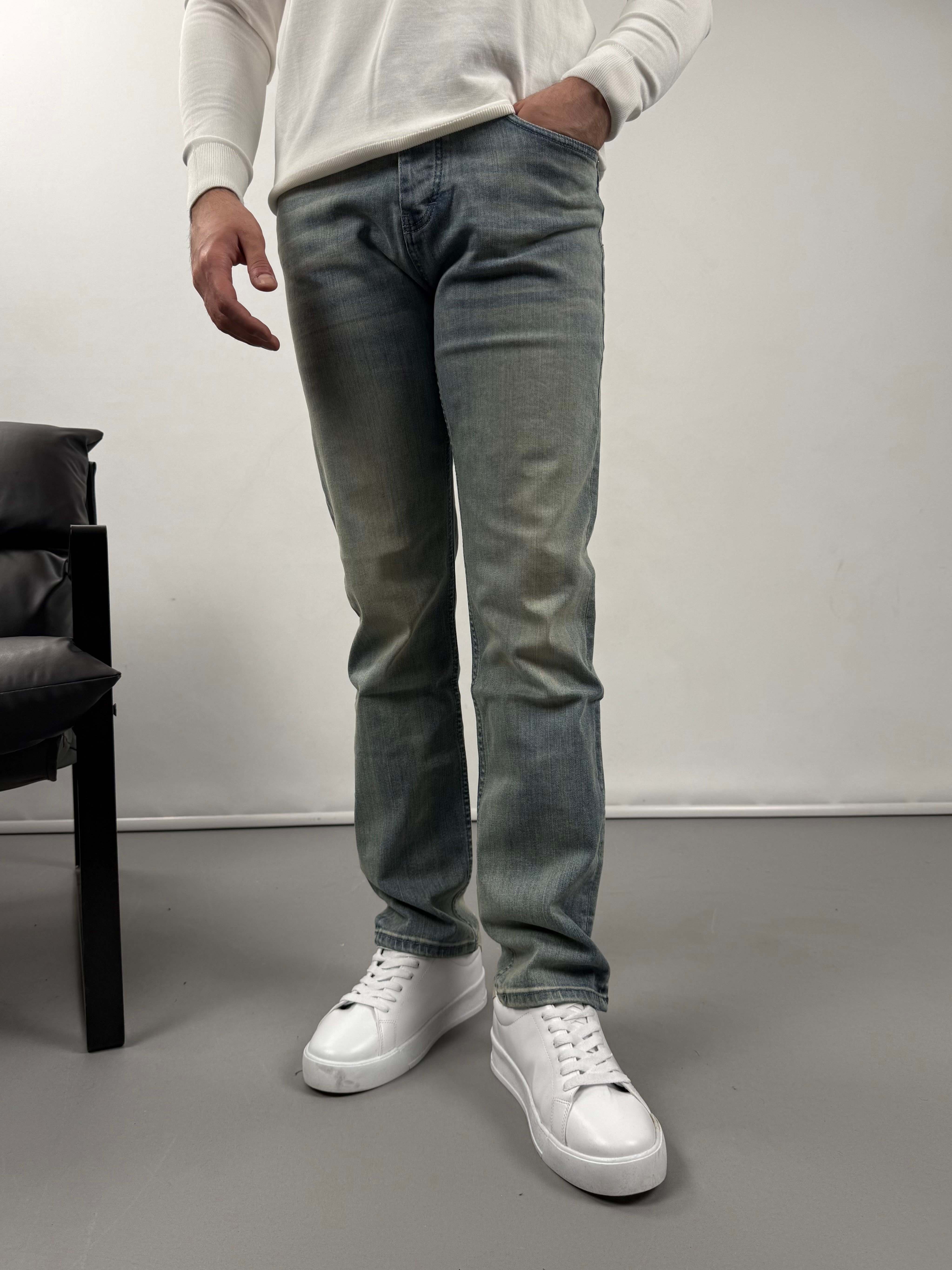 TAŞLAMALI REGULAR FİT JEAN
