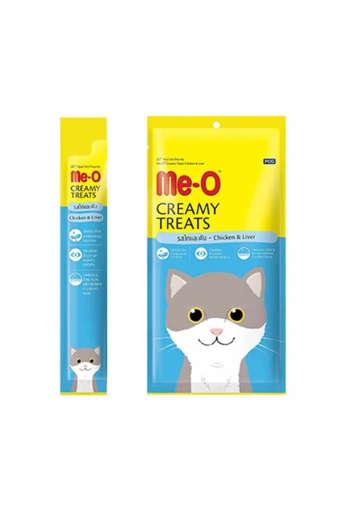 Creamy Tavuklu ve Ciğerli Kedi Ödülü 4x15 Gr