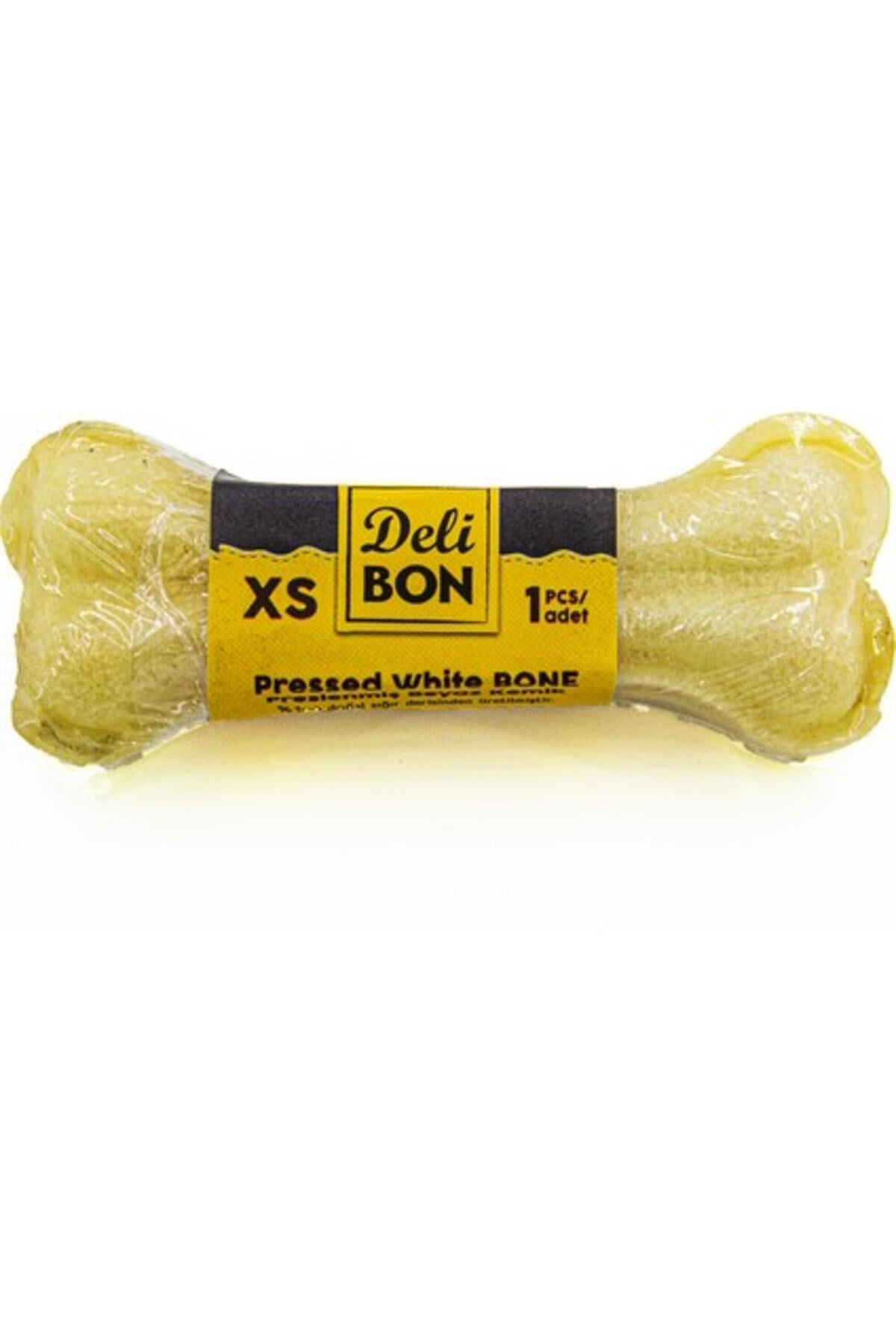 Delibon Deri Pres Kemik 7cm Xs Boy 1li Vakum Beyaz 7cmx1ad.