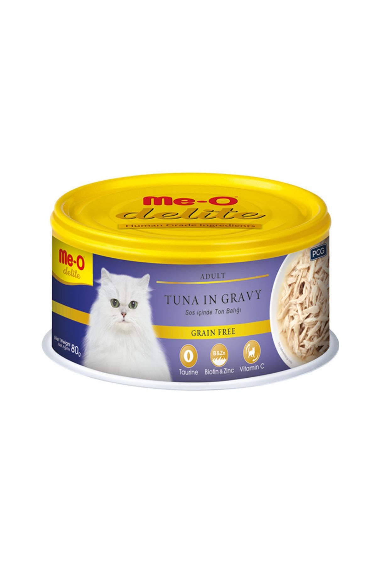Delite Ton Balıklı Yetişkin Kedi Konservesi 80 gr