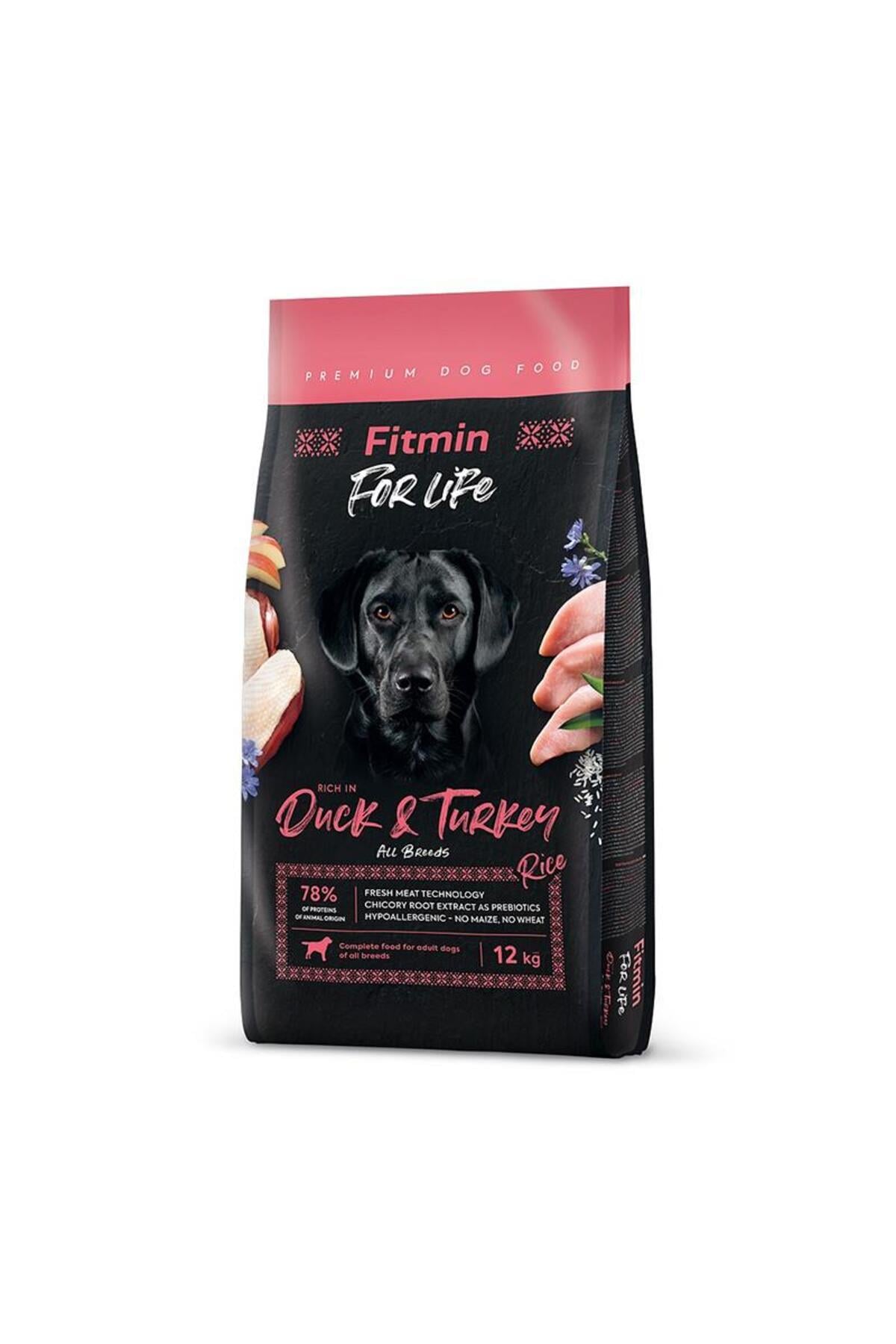 For Life Hypo-Allergenic Ördekli ve Hindli Yetişkin Köpek Maması 12kg