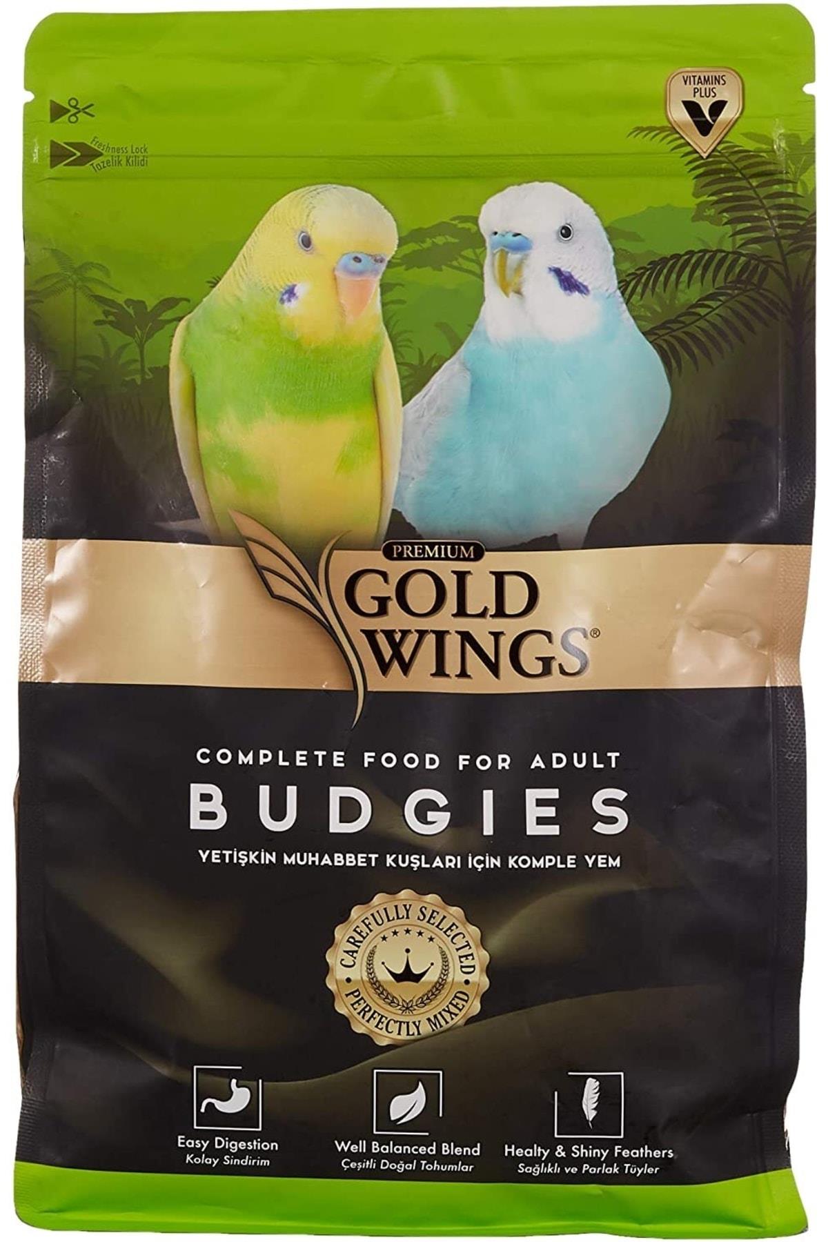 Gold Wings Premium Muhabbet Yemi 1 Kg