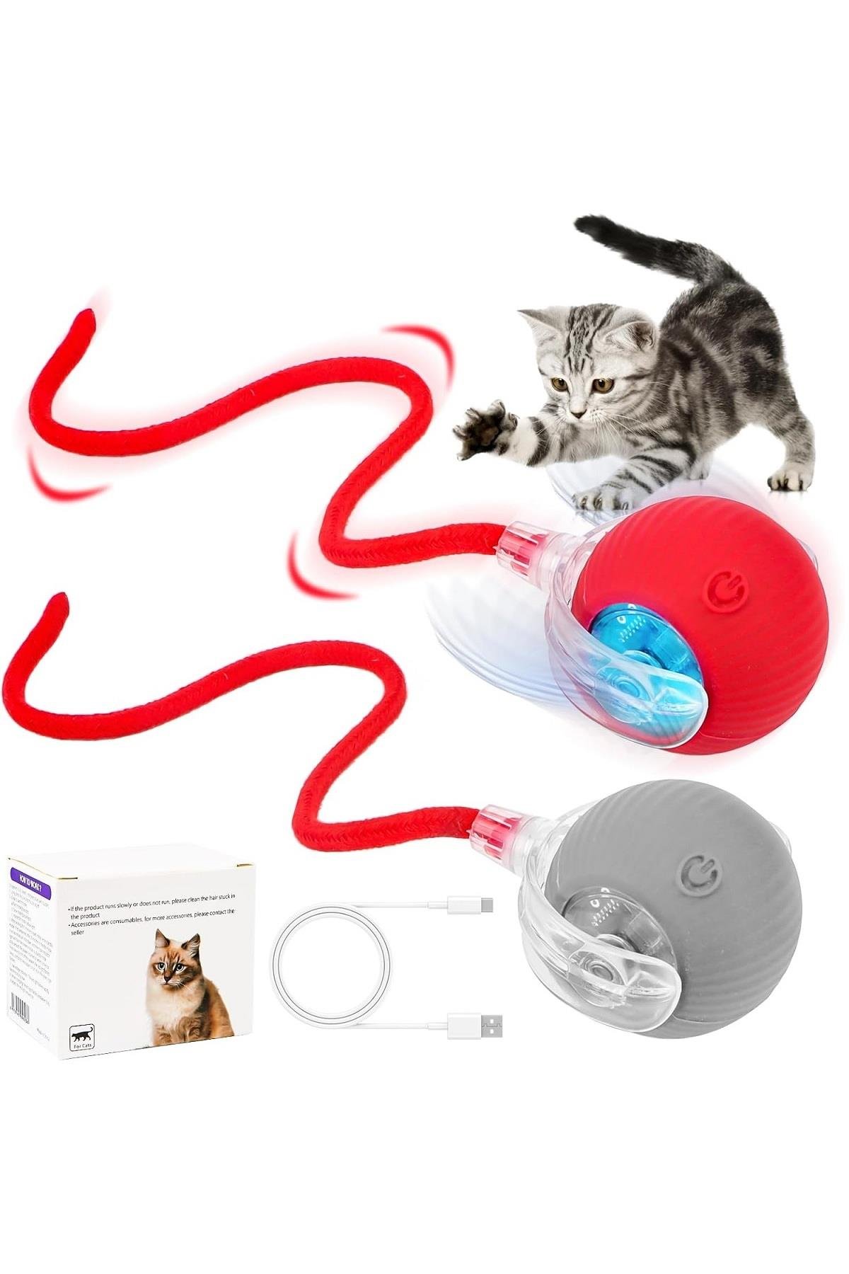 İnteraktif Şarjlı kedi oyun topu