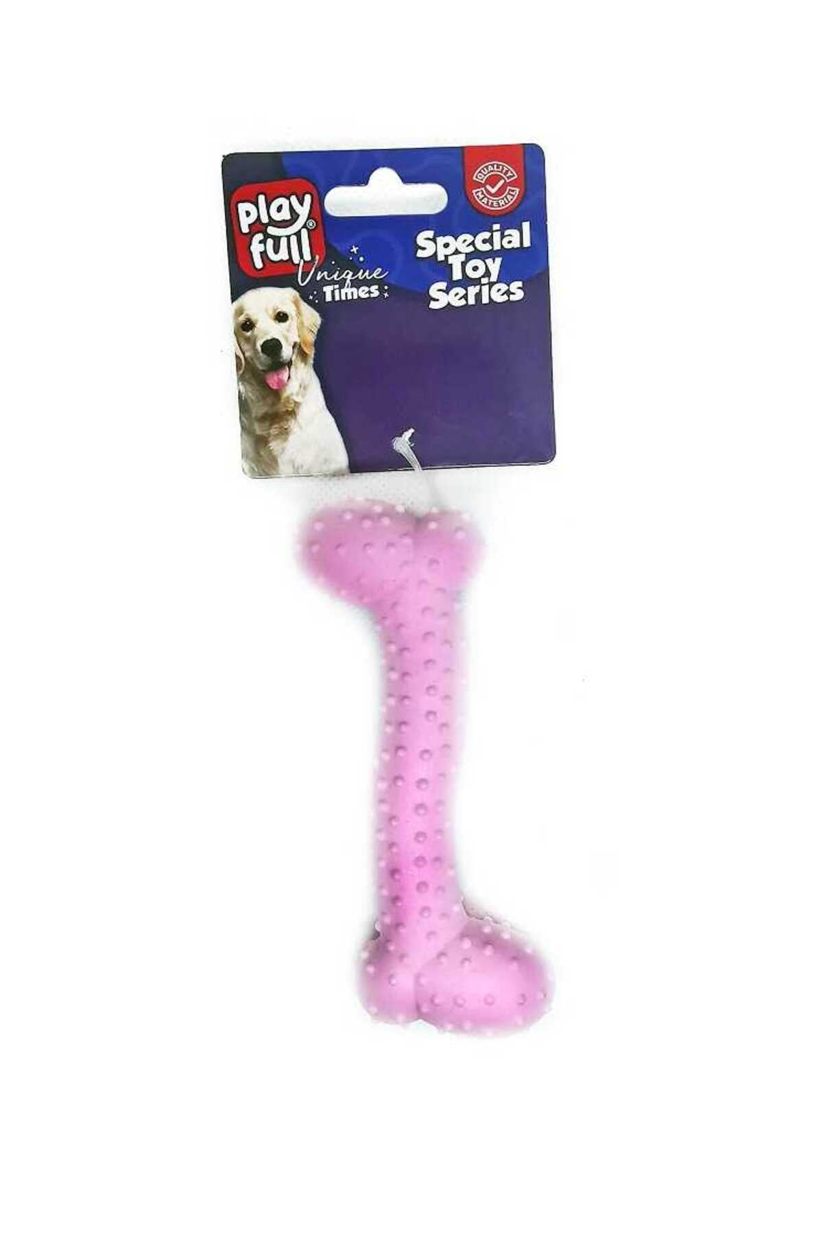 Kemik Şeklinde Tırtıklı Köpek Oyuncağı 10,5 Cm